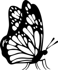 Butterfly Outline Logo