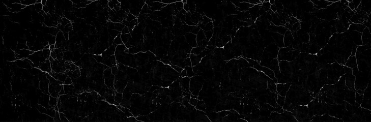 Black marble patterned texture background, abstract natural marble black and white for design.cracked wave patterns abstract for nature background