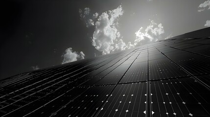 solar panels under sky