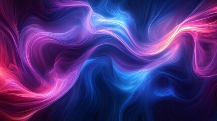 Fototapeta premium Vibrant Abstract Swirling Colors with Blue and Pink Hues Visuals