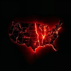 United States of Ameria Divided