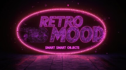 Chrome Effect Mockup - Y2K Retro Style