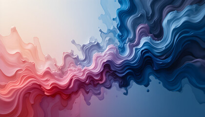 Fototapeta premium Pulsating Abstract Background Mimicking the Rhythm of Life with Color and Form