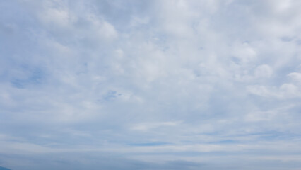 Aerial View of Bright and Serene Cloudscape Captured by Drone