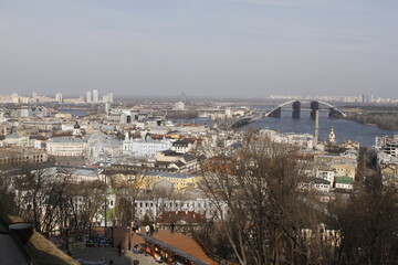 Kyiv. Podil, Dnipro river. city