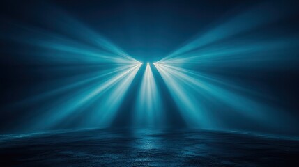 HUD Holographic Circle and Light Spot on Transparent Background