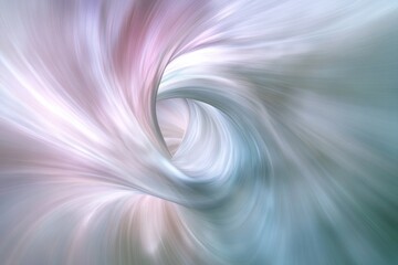 Abstract swirling vortex of pastel colors creating a mesmerizing tunnel effect.