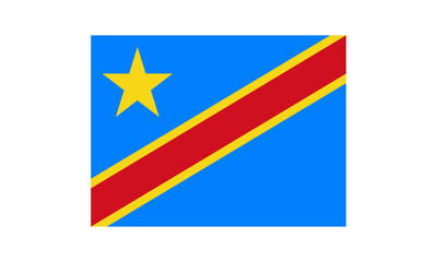 Flag of Democratic Republic of Congo