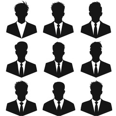  Icon of Men Isolated on Transparent Background