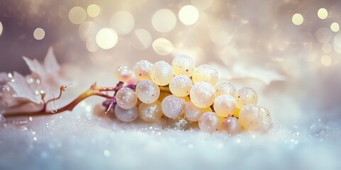 photo of grape make of glitter and