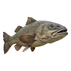 Ocean's Delicate Orange Shrimp Portrait