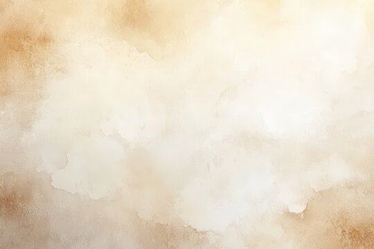 Beige And Gold Glitter Abstract Watercolor Background Texture