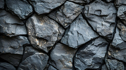 Dark Stone Wall Texture, Background, Construction, Nature