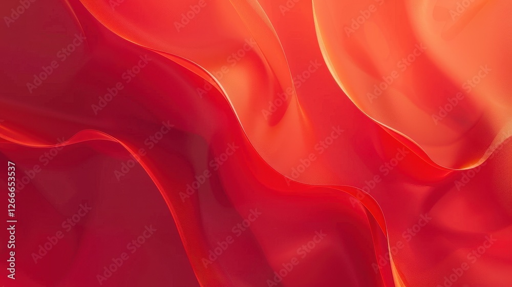 Aufkleber abstract red and orange fabric texture background