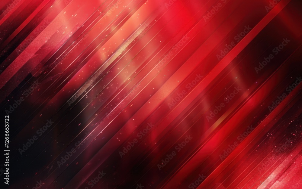 Poster Abstract Red Diagonal Lines Background