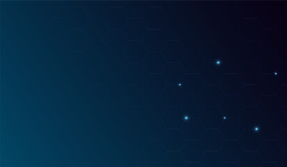 The technology abstract elegant blue light background with lines on dark background, dark blue background in Vector illustration