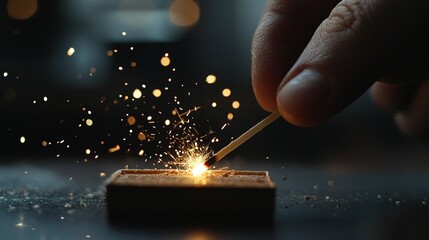 Matchstick Sparks & Light
