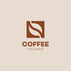 Coffee square logo