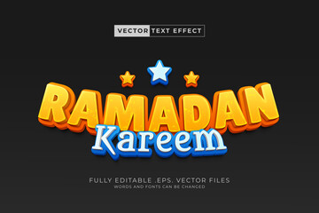 Ramadan Kareem Text Effect