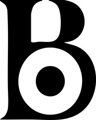Letter B Outline Logo