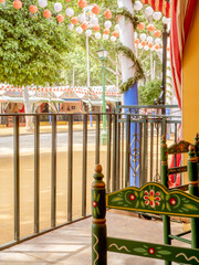 Street View of Seville Fair from Caseta