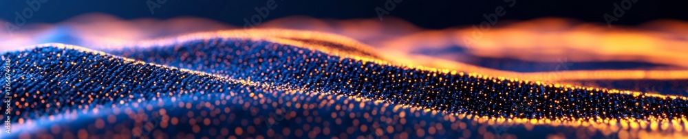 Poster Dynamic Particle Flow Visualization Vibrant Tech Aesthetics with Data Motion Trails for Cutting-Edge Business Analytics and Digital Marketing Insight