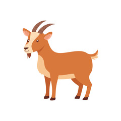 GOAT VECTOR for kids with white background