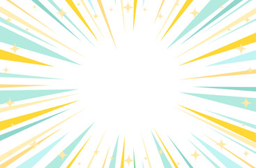 集中線・サンバースト背景ベクターイラスト素材