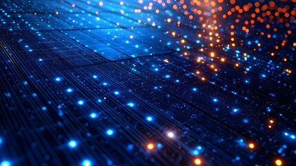 Texture of photovoltaic panels solar panel