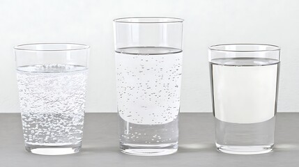 Different Types of Water Sparkling and Still