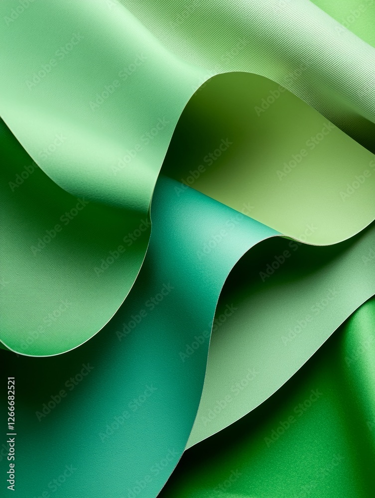 Leinwandbilder midnight green fabric layering innovative abstract texture design for modern interiors and luxury br