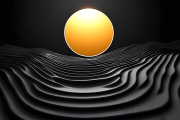 Colorful abstract wave vector design with flowing lines and patterns