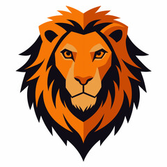 lion head vector illustration