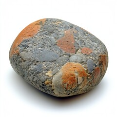 Naklejka premium rock orange pebble natural material igneous rock mineral rubble balance