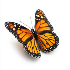 Fototapeta premium Monarch Isolated