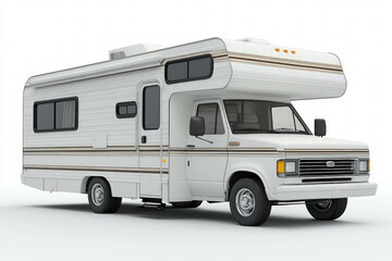 Naklejka premium Vehicle White Background