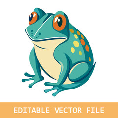 Dynamic frog illustrations capturing their energetic and lively nature.
