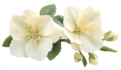 Obraz premium Elegant White Flower Bloom