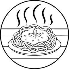 Delicious Steaming Spaghetti Plate Italian Food Cuisine Dish Recipe Pasta Meal