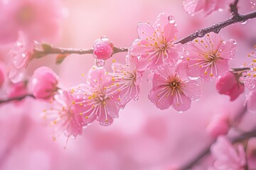 Obraz premium Cherry blossom blooming event spring season nature photography outdoor environment close-up view beauty of nature