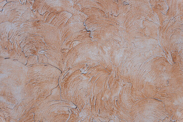 Yellow wall plastered as texture