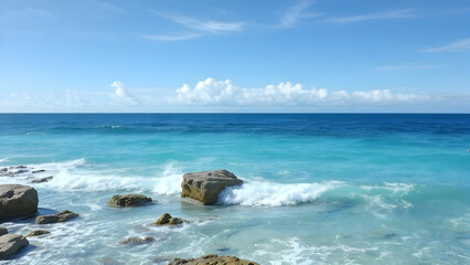 Ocean Breeze – A mix of pale turquoise and sky blue, evoking the fresh sea air.