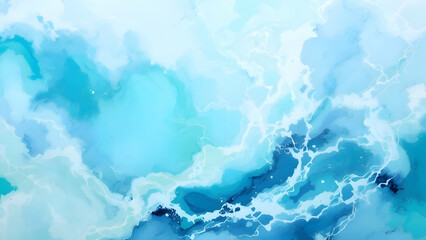 Fototapeta premium Ocean Breeze – A mix of pale turquoise and sky blue, evoking the fresh sea air.