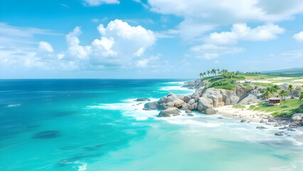 Ocean Breeze &ndash; A mix of pale turquoise and sky blue, evoking the fresh sea air.