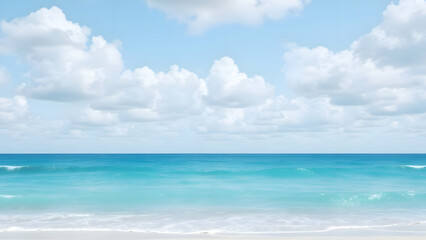 Fototapeta premium Ocean Breeze – A mix of pale turquoise and sky blue, evoking the fresh sea air.
