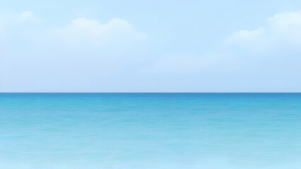 Fototapeta premium Ocean Breeze – A mix of pale turquoise and sky blue, evoking the fresh sea air.