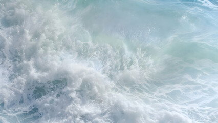 Fototapeta premium Ocean Breeze – A mix of pale turquoise and sky blue, evoking the fresh sea air.