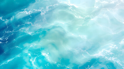 Obraz premium Ocean Breeze – A mix of pale turquoise and sky blue, evoking the fresh sea air.