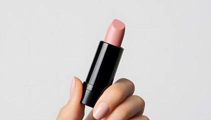 Obraz premium Professional decorative cosmetics, make-up products and accessories on color background, minimal style. Beauty, fashion, visage and shopping blogger concept