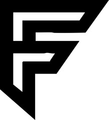 Letter F Outline Logo